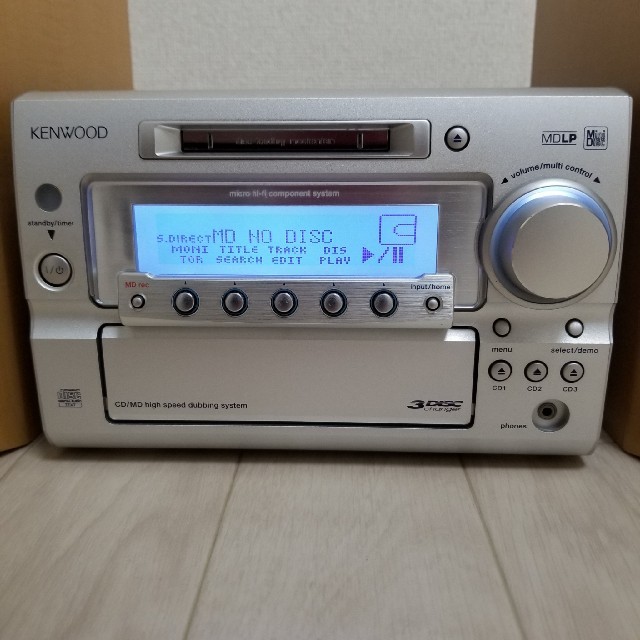 KENWOOD - 【稀少】KENWOOD MD/CDコンポ (RD-SG55MD) MDLP対応の通販