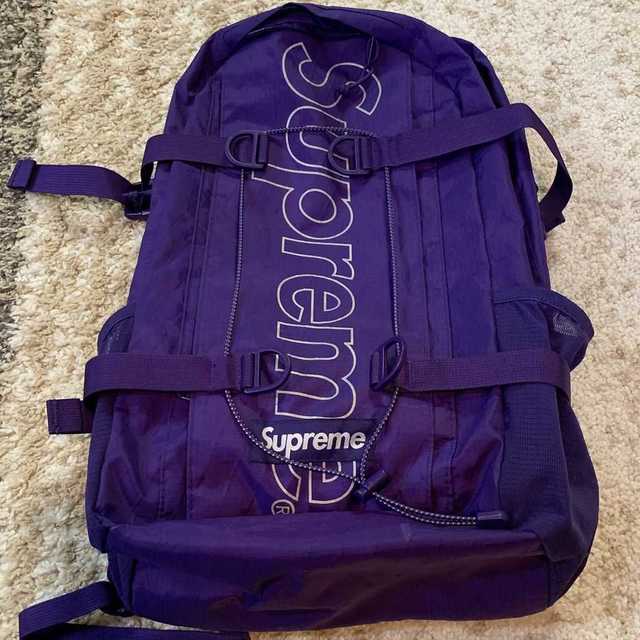 Supreme - Supreme 18FW Backpack バックパックリュック 紫の通販 by