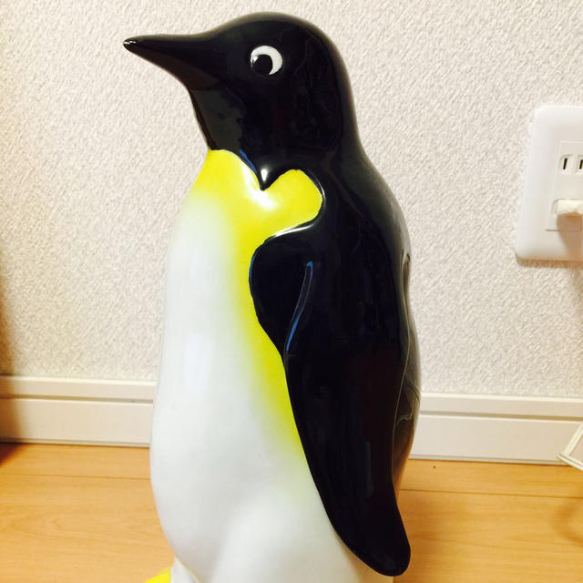 陶器のペンギンライトの通販 by nine's shop｜ラクマ