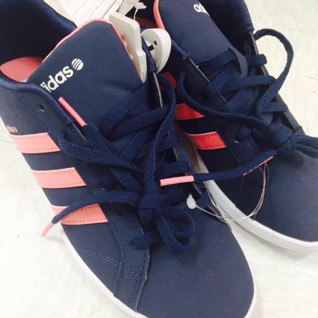 adidas - adidasスニーカー ネイビー×ピンクの通販 by はみゅう's shop