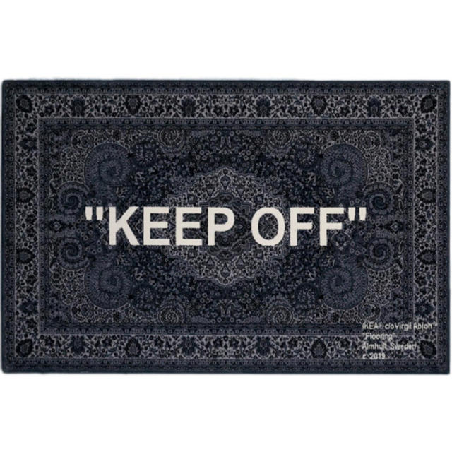 Off-White - IKEA × Off-White keep off ラグマット 200×300の通販 by