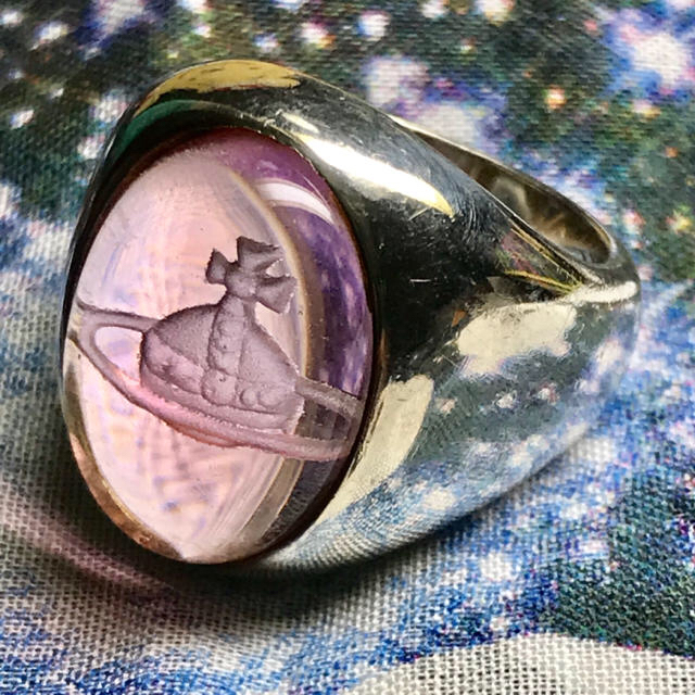 Vivienne Westwood - ヴィヴィアン ピンク カボション リング Mの通販