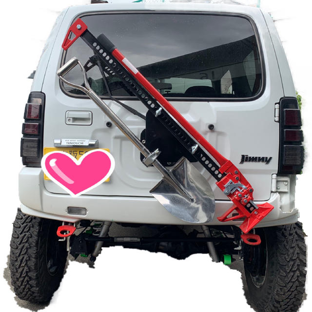 ☆ジムニー☆jimny☆JB23☆ハイリフトジャッキホルダー☆スコップ