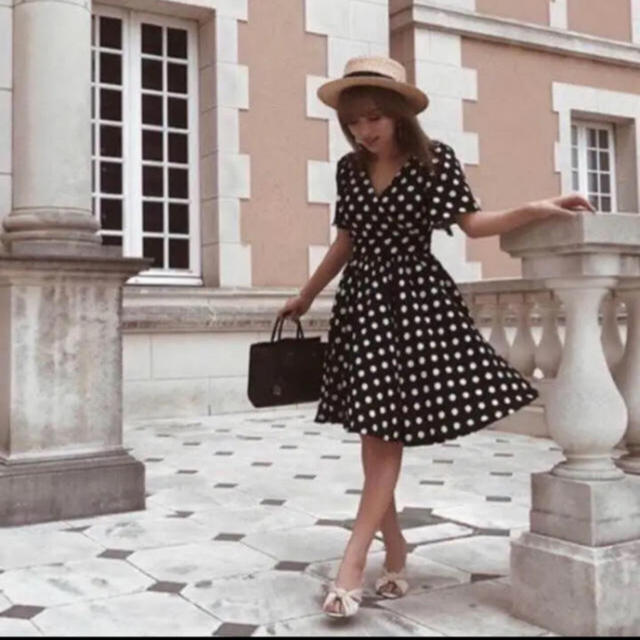 eimy istoire - エイミーイストワール レトロドットワンピースの通販