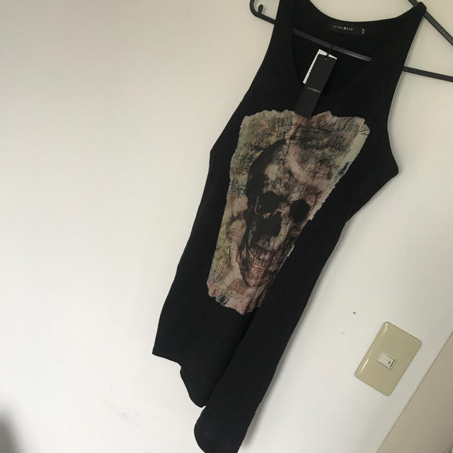 FUGA - CIVARIZE 2019 スカル アシンメトリーロングタンクトップ 新品