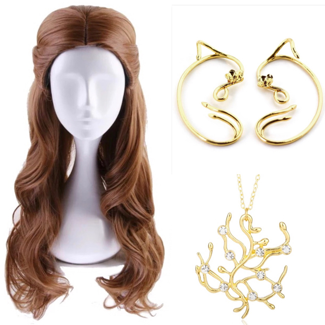 美女と野獣 ベル 実写版 ドレス アクセサリー ウィッグの通販 by