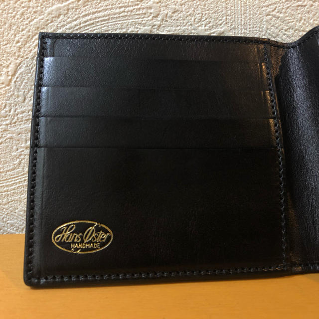 Hans Øster, ハンスオスター, 二つ折り, 小銭入れ付, ブラックの通販