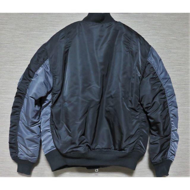 BEAMS - 新品 BEAMS クレイジー MA-1 ブラック グレー S サーモライト