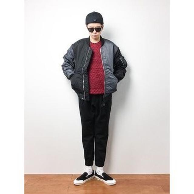 BEAMS - 新品 BEAMS クレイジー MA-1 ブラック グレー S サーモライト