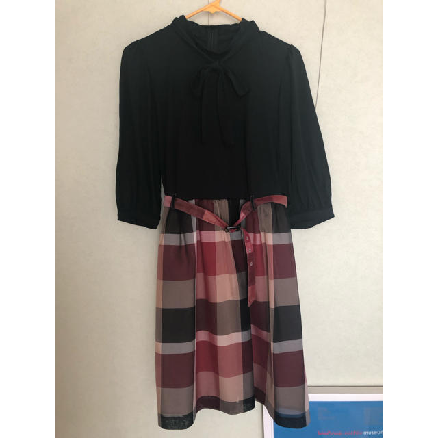 バーバリーブルーレーベル ワンピース 38 極美品Burberry Blue Label