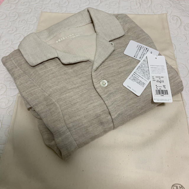 プリスティン ヤクコットン 綾Wガーゼ ワンピース パジャマ