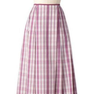 Drawer - Drawer コットンシルクチェックスカートの通販 by ルーシー's
