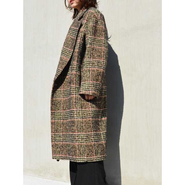 yoshio kubo - muller of yoshiokubo チェックチェスターコートの通販