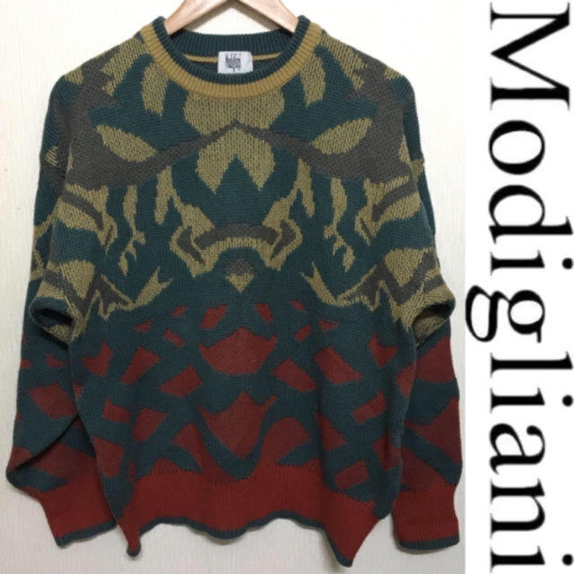 COOGI - モディリアーニ Modigliani ニット セーター クージー 総柄 の