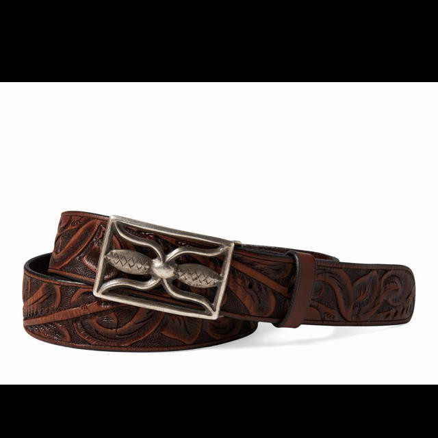 RRL - 新品*RRL*ハンドツールド レザーベルト*W30* ダブルアールエルの