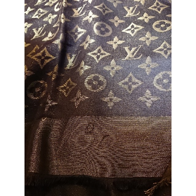 LOUIS VUITTON - オリーブ様専用 ルイ ヴィトン ストール 茶+金