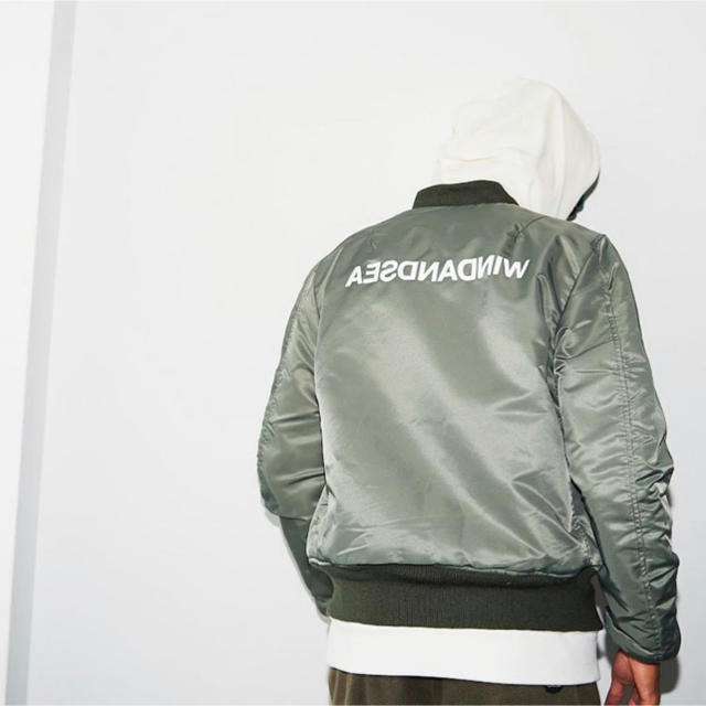 wind and sea キムタク 木村拓哉 ウィンダンシー ma1 即発送可の通販