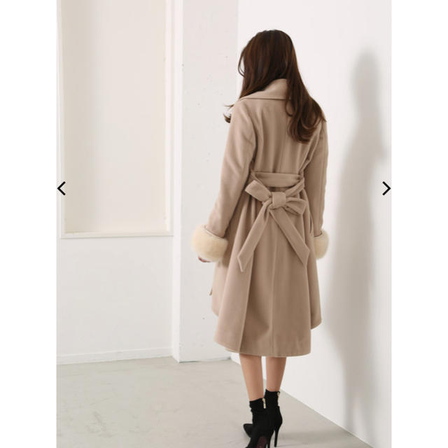 rienda - 手元ファー コートの通販 by 女の子ママ🎀｜リエンダならラクマ