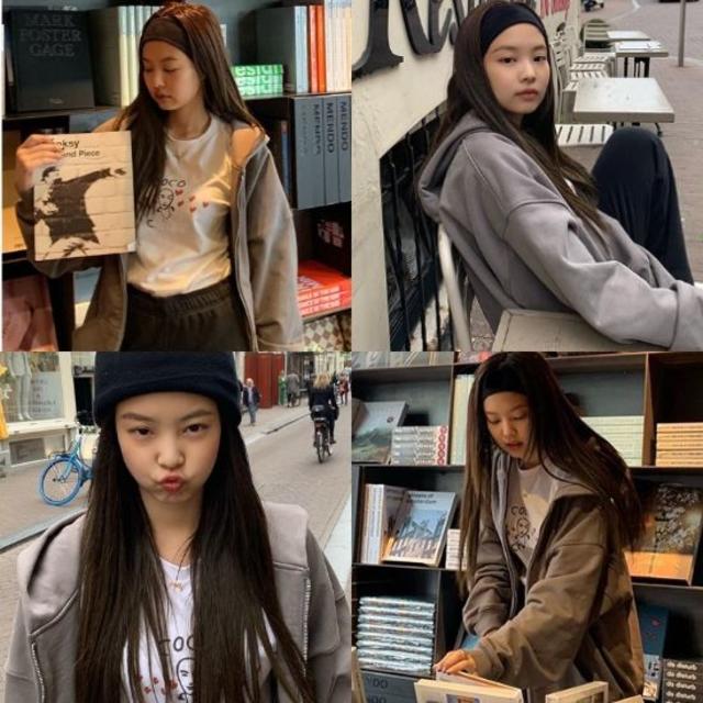 BLACKPINK jennie ジェニー着用 パーカー オーバーサイズの通販 by