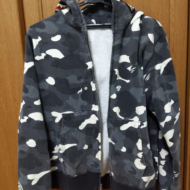 A BATHING APE - ape シャークパーカー 蛍光の通販 by こーへい's shop