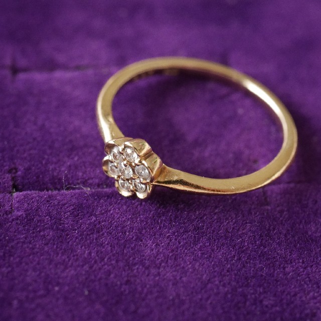 agete - アガット 2009年 クリスマス限定 リング ダイヤモンド 9号の