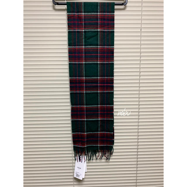 CELINE - 新品【 CELINE 】カシミヤ混 タータン チェック マフラー