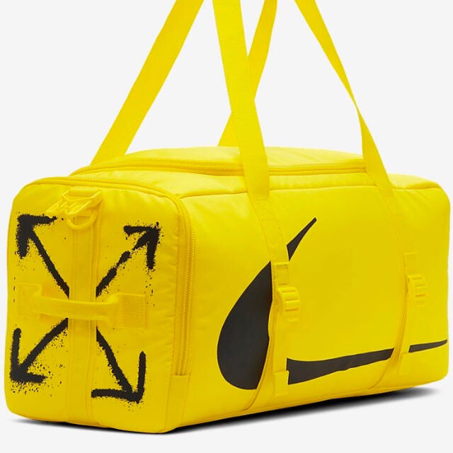 NIKE - 即日発送 ナイキ オフホワイト ダッフル バッグ イエロー オフ