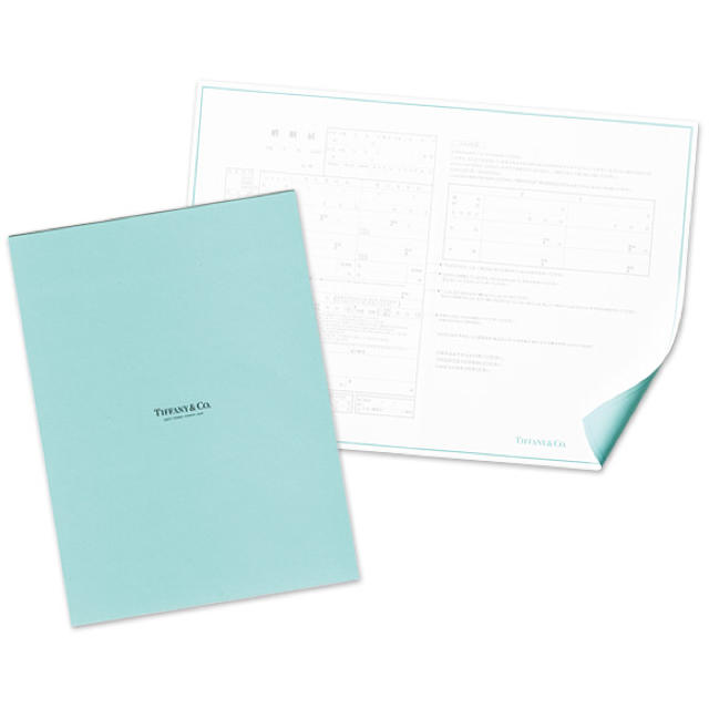 Tiffany & Co. - 【令和】ティファニー婚姻届♡Tiffany＆CO.♡ゼクシィ