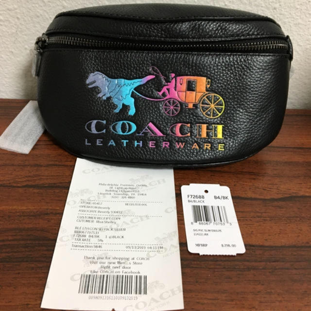COACH - レキシー恐竜ウエストポーチ❤️ボディバッグ コーチ❤️新品