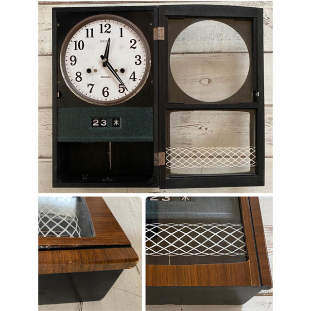 SEIKO - SEIKO セイコー30DAY ゼンマイ振り子時計 柱時計 掛け時計