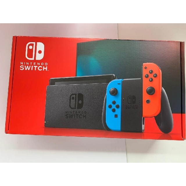 新品未開封Nintendo switch 本体 ネオン80's OLD STUSSY ロングビーニー