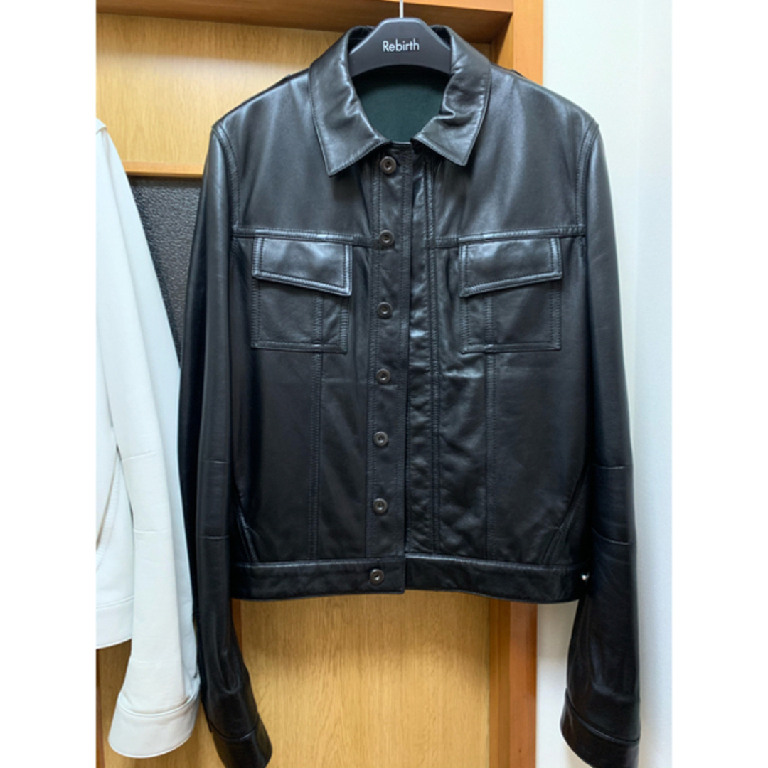 BALENCIAGA - BALENCIAGA ニコラ期 レザージャケット ブラック 西島