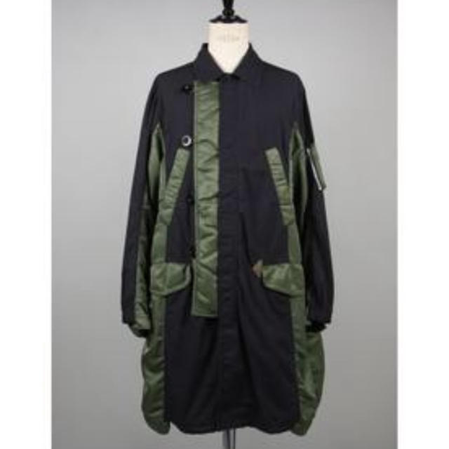 sacai - 19AW sacai ma-1 ハイブリッドコート サイズ2の通販 by がちゃ
