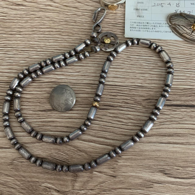 goro's - プレミアムビーズ 一連 ゴローズ 無垢ビーズ パイプビーズ