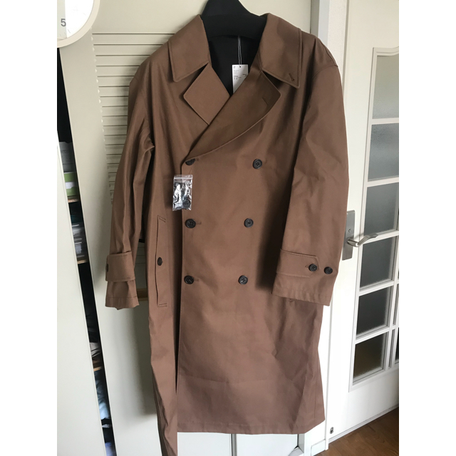 UNIQLO - 20SS ユニクロU ブロックテックトレンチコート ブラウンの