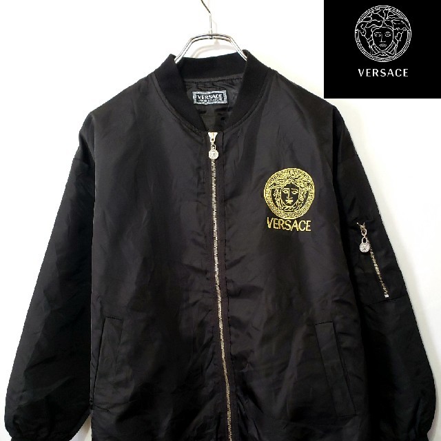 VERSACE - ヴェルサーチブルゾンの通販 by 古着屋クラッシュ