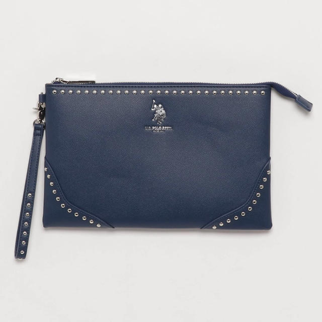 POLO RALPH LAUREN - 𓊆 新品POLO ASSN.✯スタッズ クラッチバッグ 𓊇