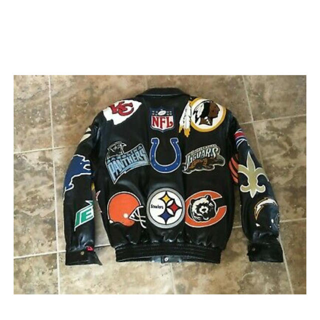 ジェフハミルトン jeff hamilton nfl レザージャケットの通販 by ザマ