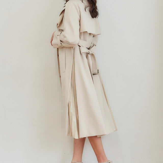 MISCH MASCH - ☆新品!ミッシュマッシュ サイドプリーツ トレンチ