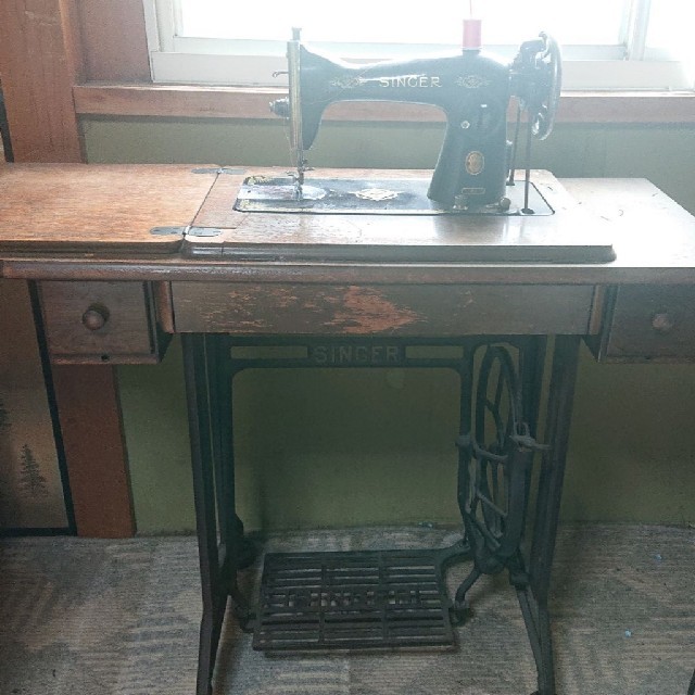 希少 SINGER アンティークミシンの通販 by COCO's shop｜ラクマ