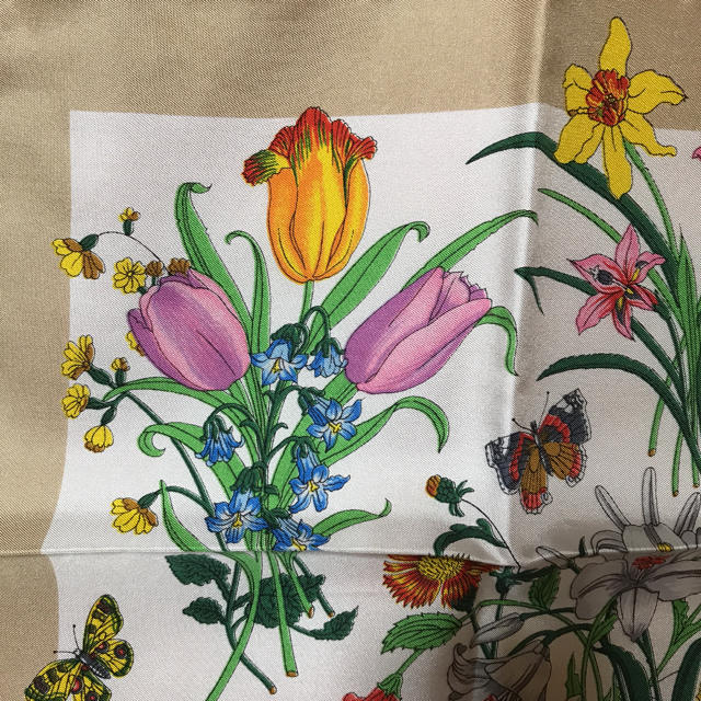 GUCCI - グッチ フローラ スカーフ 花柄の通販 by チェリーブラッサム