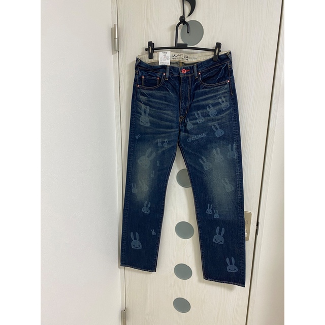 CUNE - 激レア 新品 タグ付 34インチ CUNE 下北沢限定 うさぎ ジーパン