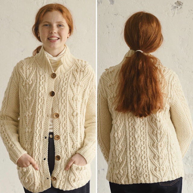 miknits編み図 アランカーディガンの通販 by Y.T5097's shop｜ラクマ