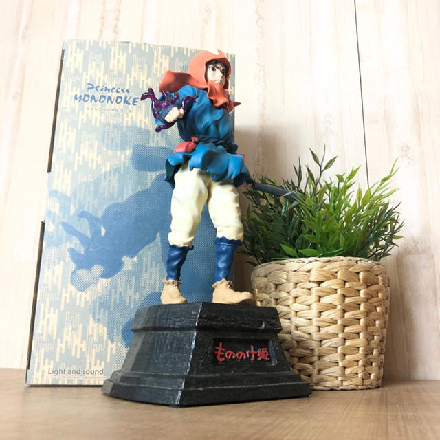 もののけ姫 アシタカ ライトアップ フィギュア 希少 ジブリの通販 by