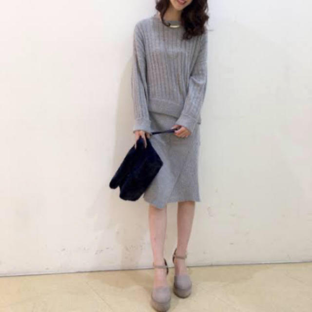 COCO DEAL - ココディール グレー ニット セットアップの通販 by