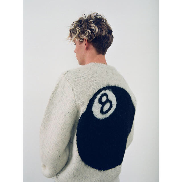 STUSSY - STUSSY 8 BALL MOHAIR SWEATER Lサイズの通販 by getoff shop