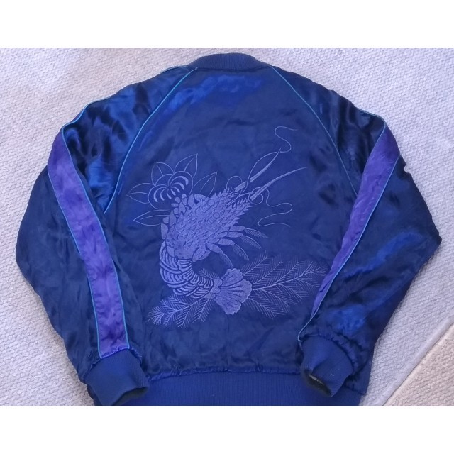 DENIME - レア！DENIMEドゥニーム リバーシブルスカジャン孔雀柄