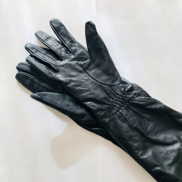 ZARA - ザラ ロング手袋 ロンググローブ レザー スタッズの通販 by