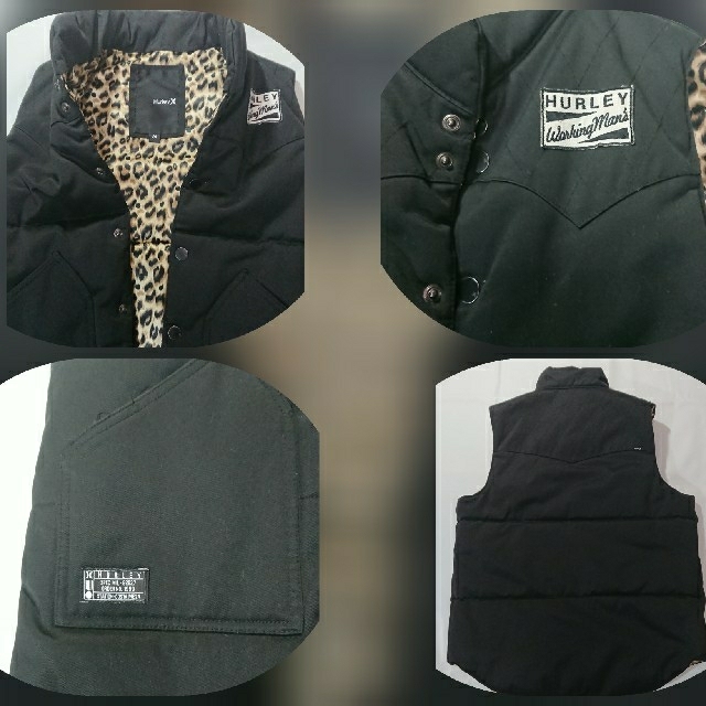 Hurley - hurley ヒョウ柄 ダウンベスト の通販 by atom's shop