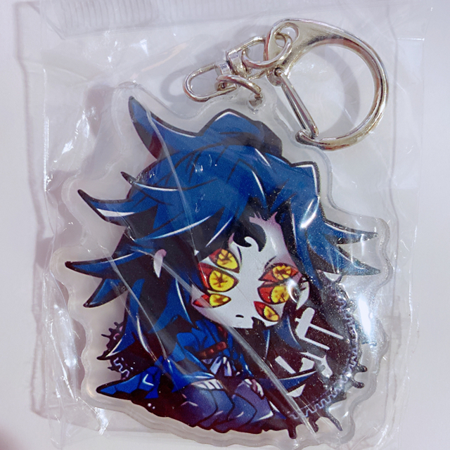 あかざ猗窩座きめつのやいばキーホルダー鬼滅の刃アクリルキーホルダー